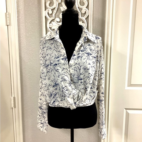 Lush Tops - Lush sleeveless blouse with gathered waist.